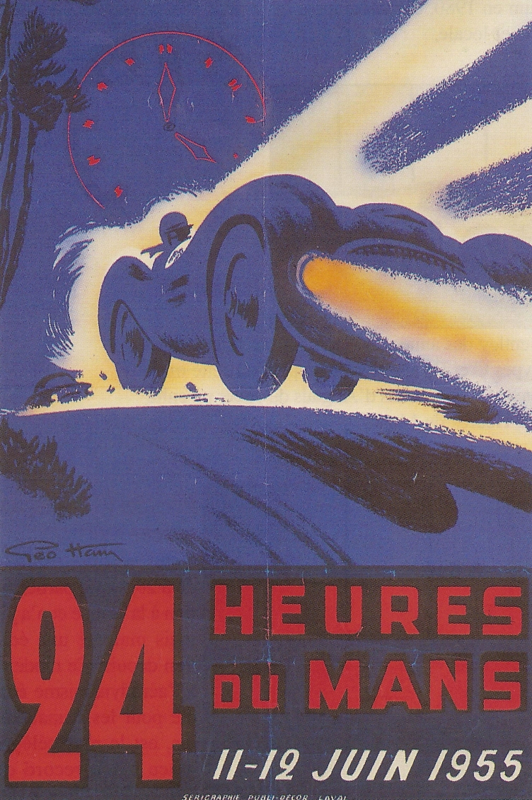 Le Mans 1955 løbsplakat
