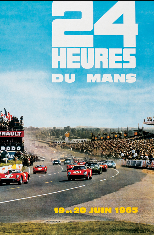 Le Mans 1965 løbsplakat