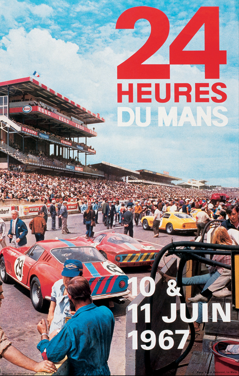 Le Mans 1967 løbsplakat