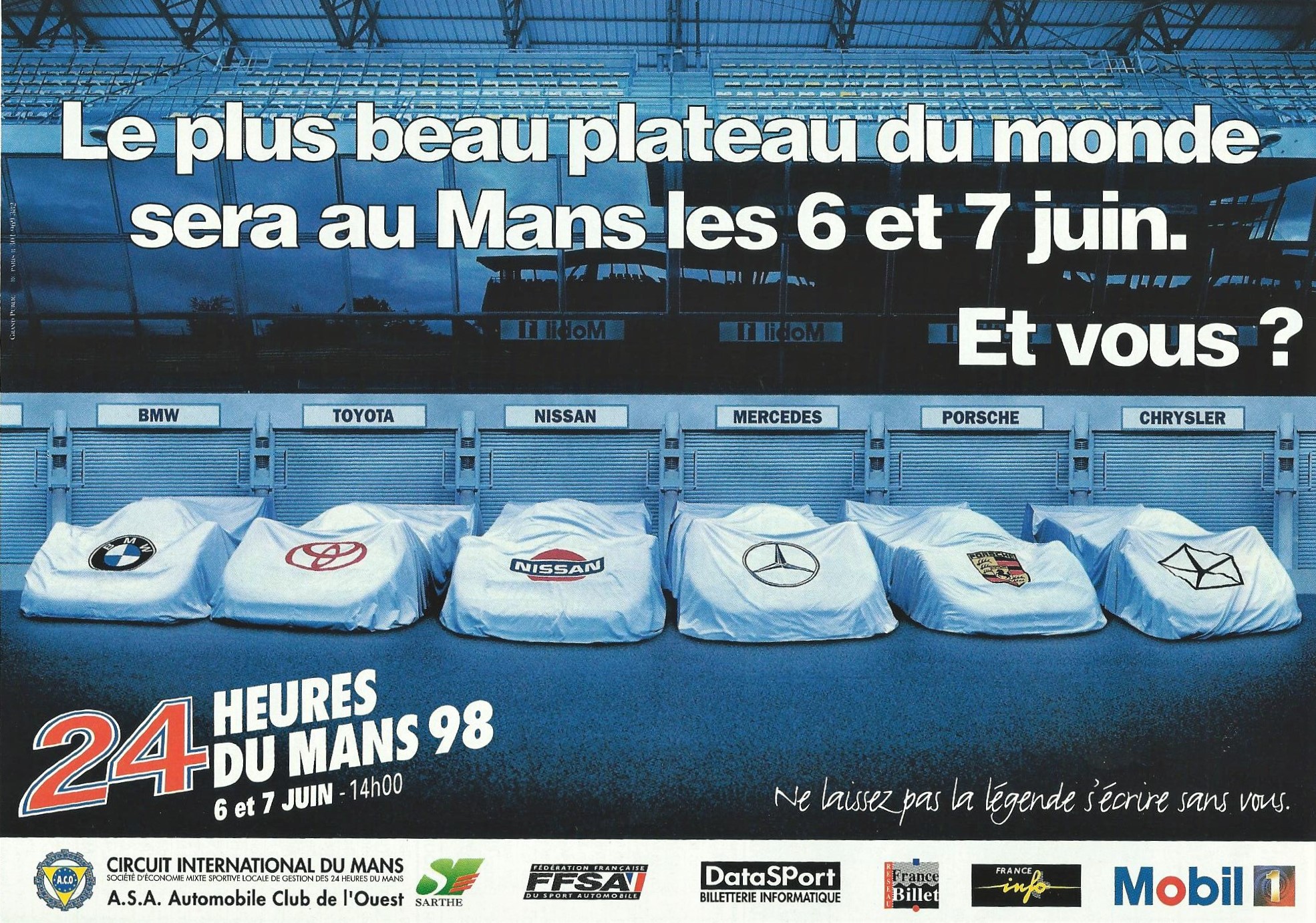 Le Mans 1998 løbsplakat