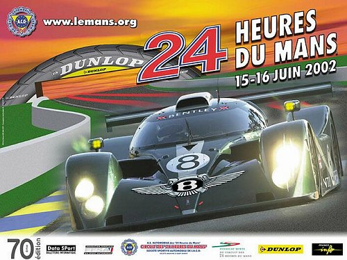 Le Mans 2002 løbsplakat