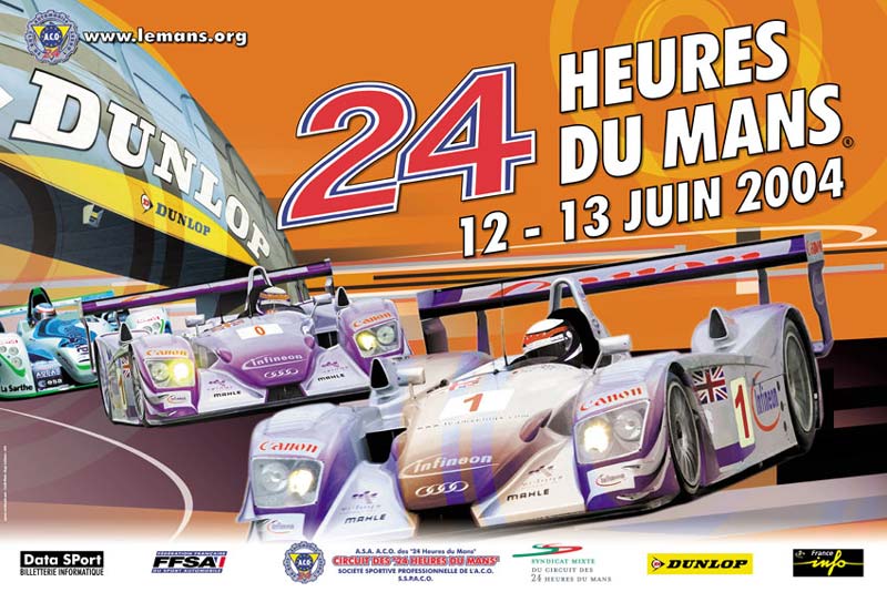 Le Mans 2004 race poster