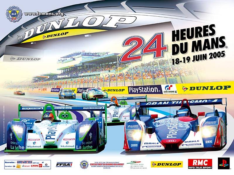 Le Mans 2005 løbsplakat