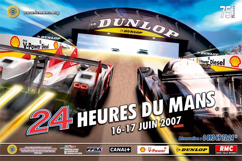 Le Mans 2007 løbsplakat