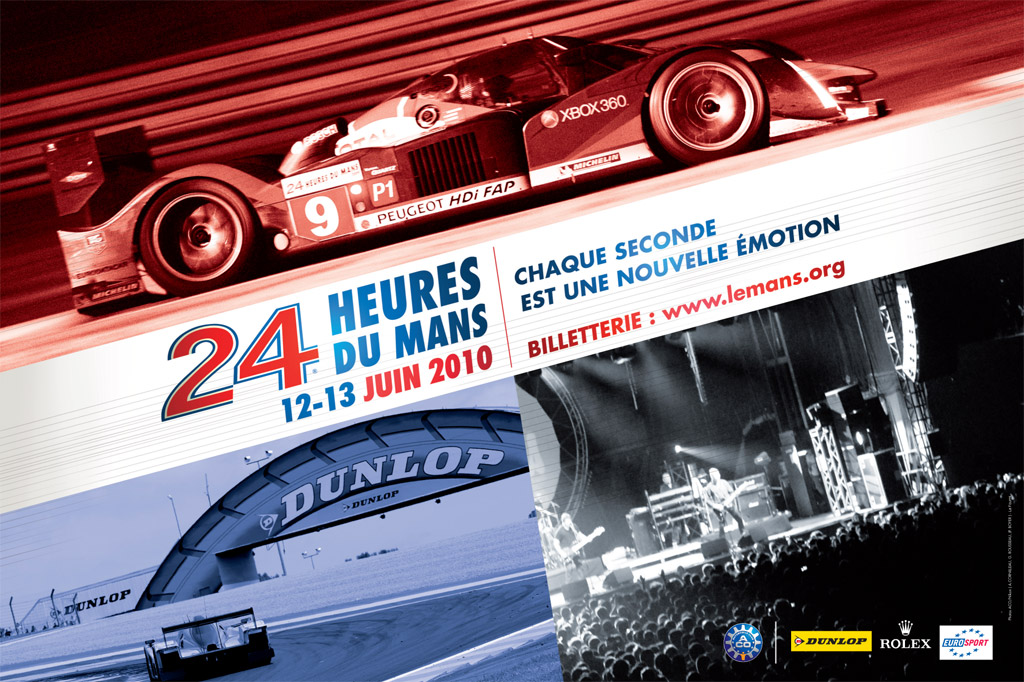 Le Mans 2010 race poster