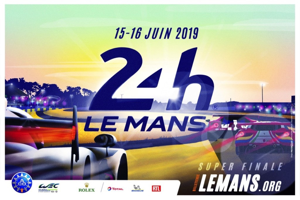 Le Mans 2019 race poster